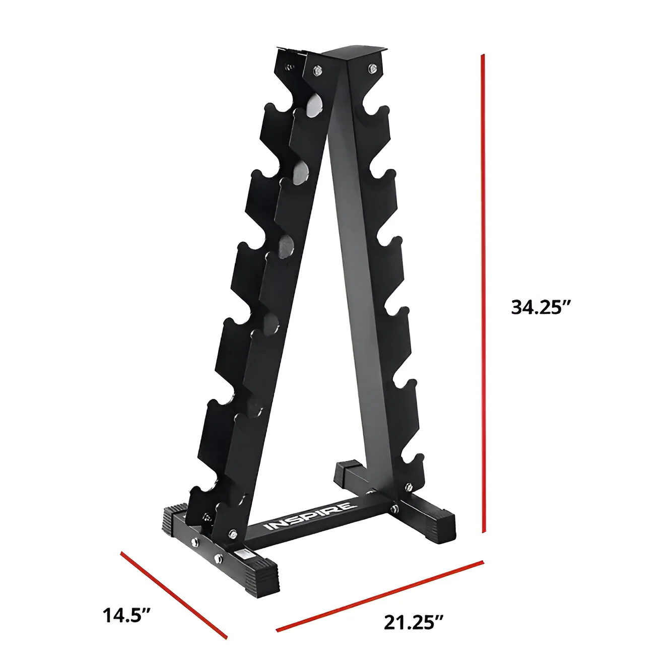 6 PAIRS VERTICAL DUMBBELL RACK - Image 2