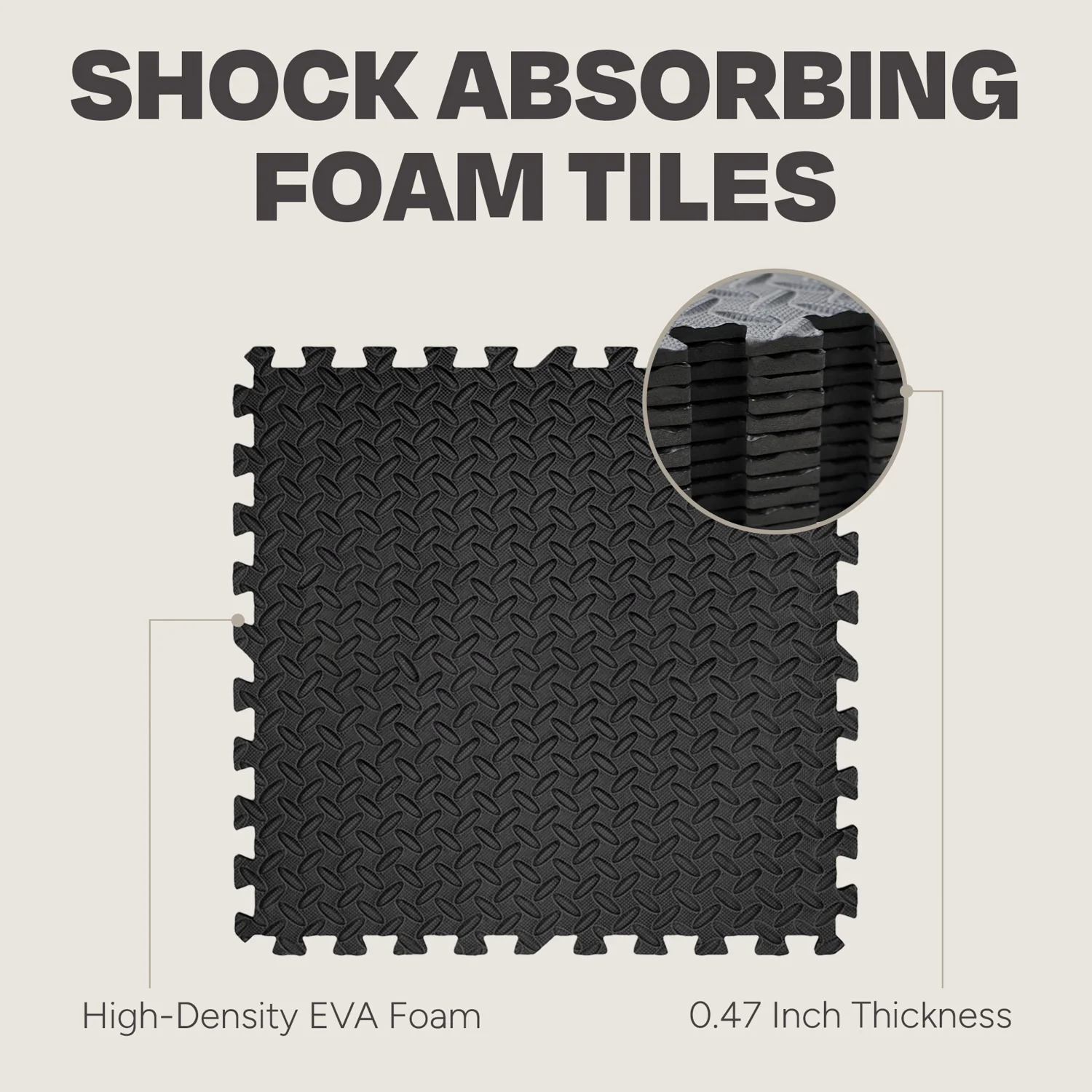GYM FLOORING EXERCISE MATS - Image 2