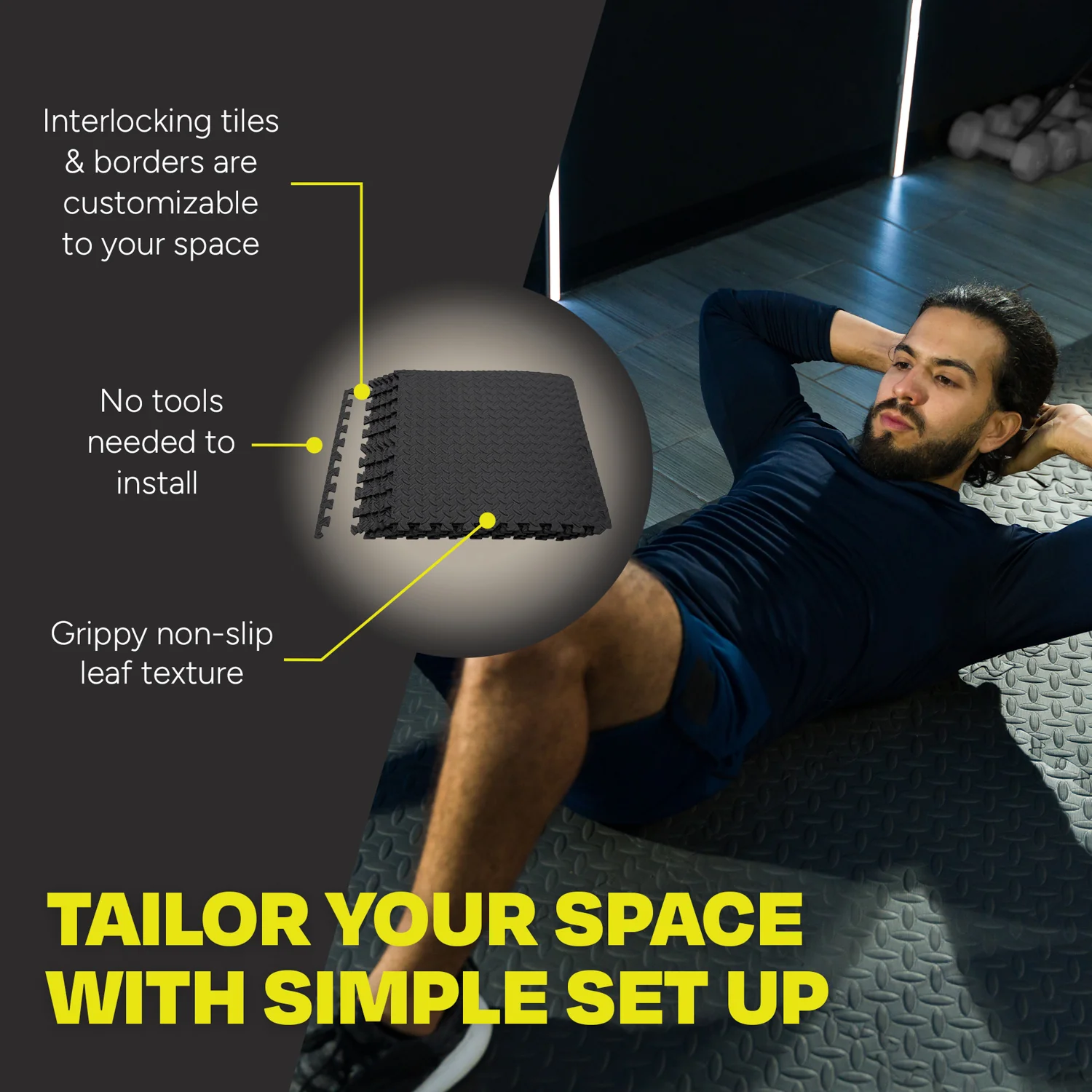 GYM FLOORING EXERCISE MATS - Image 3